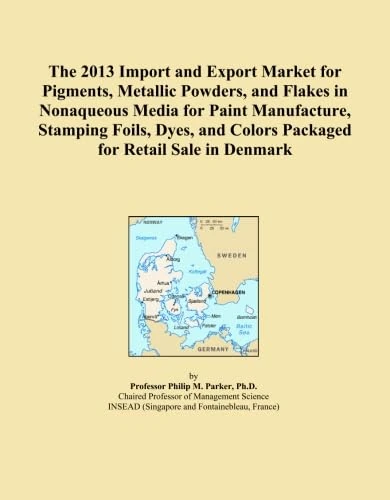 The 2013 Import and Export Market for Pigments, Metallic Powders, and Flakes in Nonaqueous Media for Paint Manufacture, Stamping Foils, Dyes, and Colors Packaged for Retail Sale in Denmark