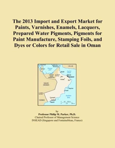 The 2013 Import and Export Market for Paints, Varnishes, Enamels, Lacquers, Prepared Water Pigments, Pigments for Paint Manufacture, Stamping Foils, and Dyes or Colors for Retail Sale in Oman