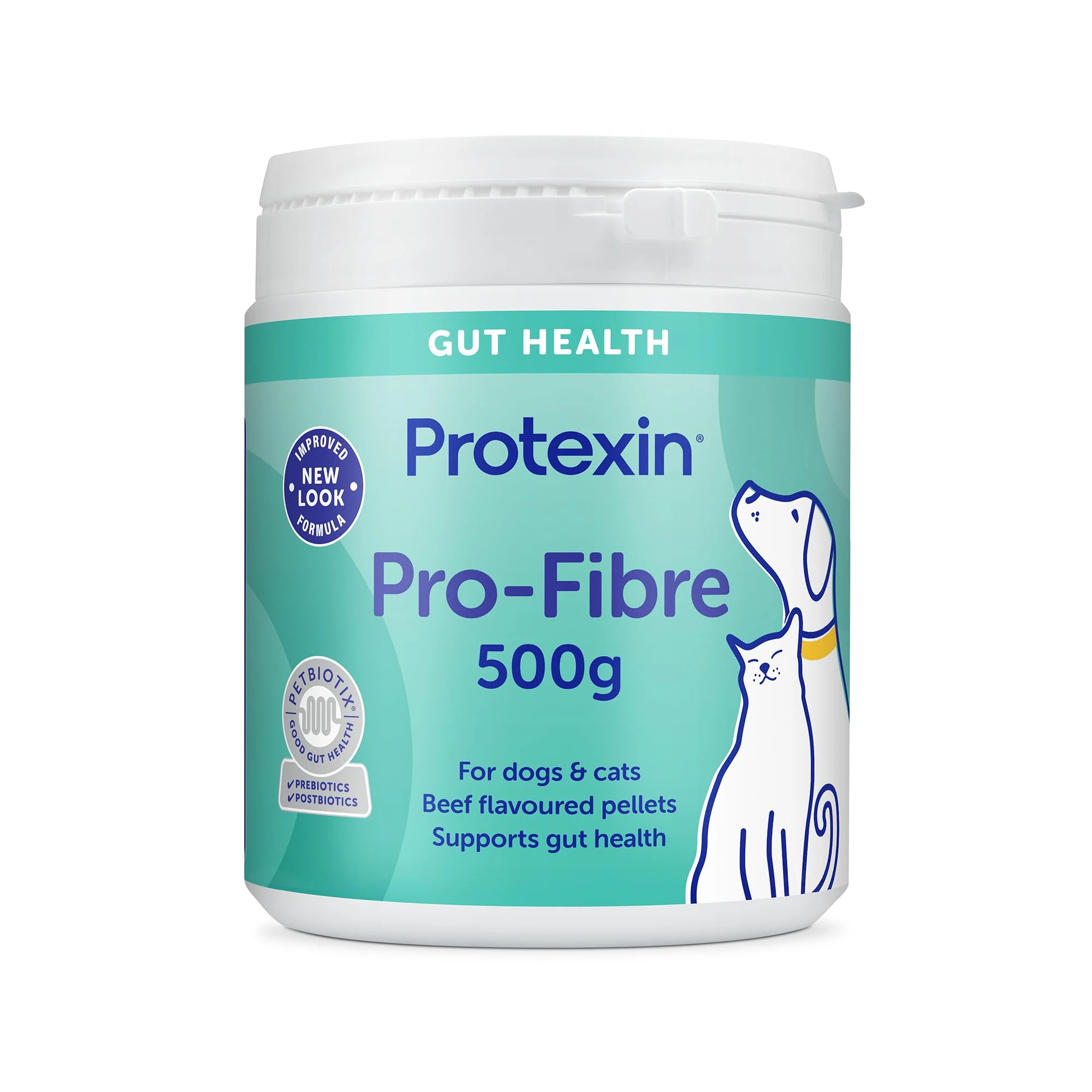 Protexin Veterinary Pro-Fibre for Dogs and Cats, 500g, Green brown, VE-018