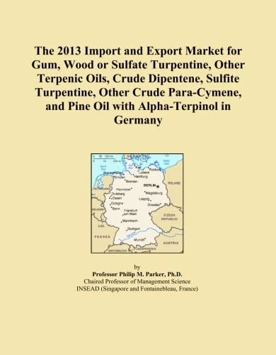 The 2013 Import and Export Market for Gum, Wood or Sulfate Turpentine, Other Terpenic Oils, Crude Dipentene, Sulfite Turpentine, Other Crude Para-Cymene, and Pine Oil with Alpha-Terpinol in Germany