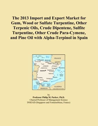 The 2013 Import and Export Market for Gum, Wood or Sulfate Turpentine, Other Terpenic Oils, Crude Dipentene, Sulfite Turpentine, Other Crude Para-Cymene, and Pine Oil with Alpha-Terpinol in Spain
