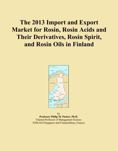The 2013 Import and Export Market for Rosin, Rosin Acids and Their Derivatives, Rosin Spirit, and Rosin Oils in Finland