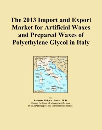 The 2013 Import and Export Market for Artificial Waxes and Prepared Waxes of Polyethylene Glycol in Italy