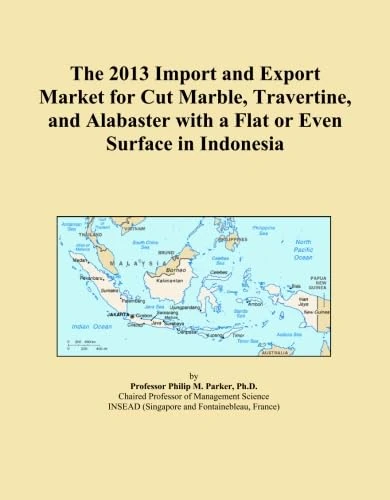 The 2013 Import and Export Market for Cut Marble, Travertine, and Alabaster with a Flat or Even Surface in Indonesia