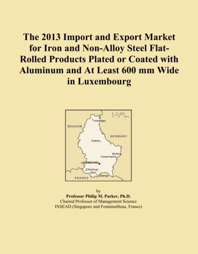 The 2013 Import and Export Market for Iron and Non-Alloy Steel Flat-Rolled Products Plated or Coated with Aluminum and At Least 600 mm Wide in Luxembourg