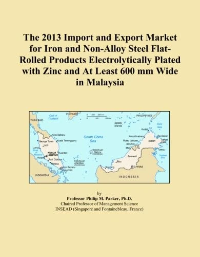 The 2013 Import and Export Market for Iron and Non-Alloy Steel Flat-Rolled Products Electrolytically Plated with Zinc and At Least 600 mm Wide in Malaysia