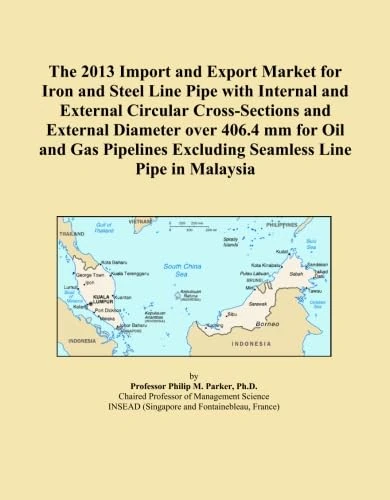 The 2013 Import and Export Market for Iron and Steel Line Pipe with Internal and External Circular Cross-Sections and External Diameter over 406.4 mm ... Excluding Seamless Line Pipe in Malaysia