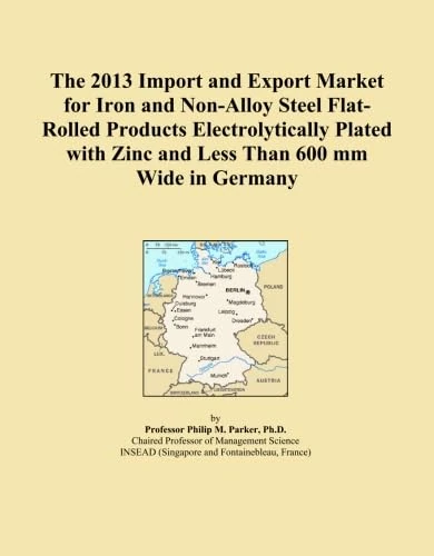 The 2013 Import and Export Market for Iron and Non-Alloy Steel Flat-Rolled Products Electrolytically Plated with Zinc and Less Than 600 mm Wide in Germany