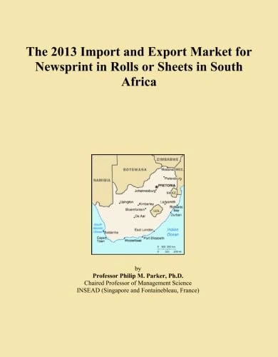 The 2013 Import and Export Market for Newsprint in Rolls or Sheets in South Africa