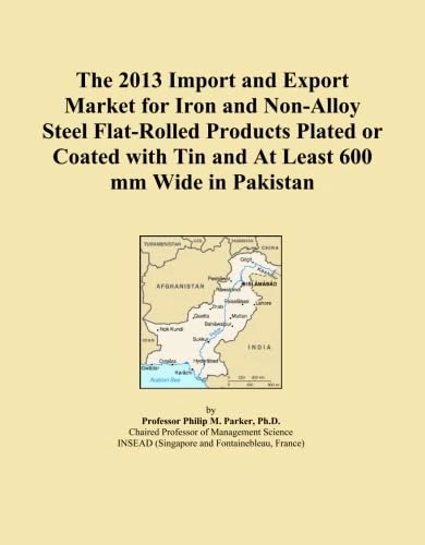 The 2013 Import and Export Market for Iron and Non-Alloy Steel Flat-Rolled Products Plated or Coated with Tin and At Least 600 mm Wide in Pakistan