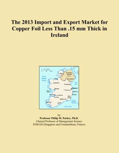 The 2013 Import and Export Market for Copper Foil Less Than .15 mm Thick in Ireland