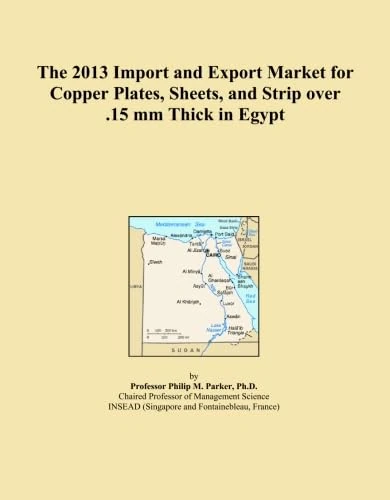 The 2013 Import and Export Market for Copper Plates, Sheets, and Strip over .15 mm Thick in Egypt