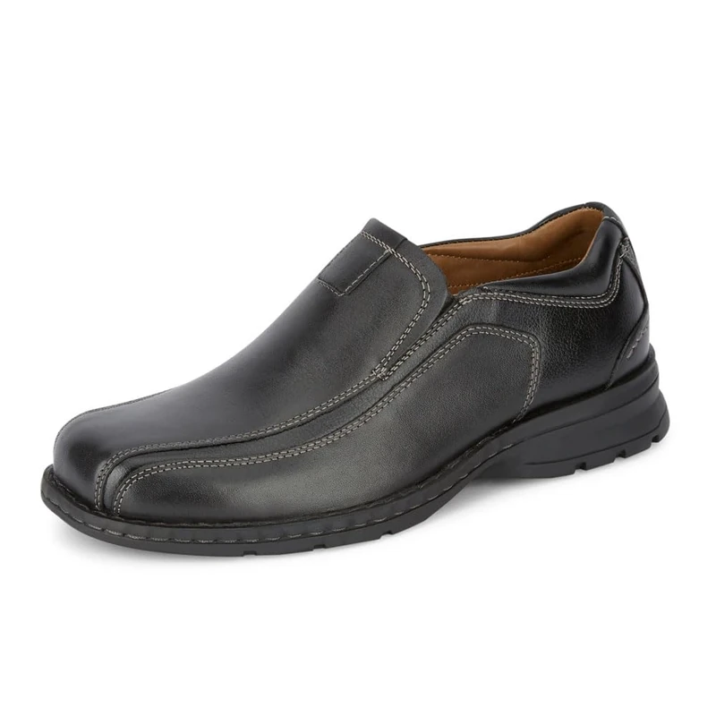 Dockers Men's Agent Leather Dress Casual Loafer Shoe Oxfords, Black, 13 UK