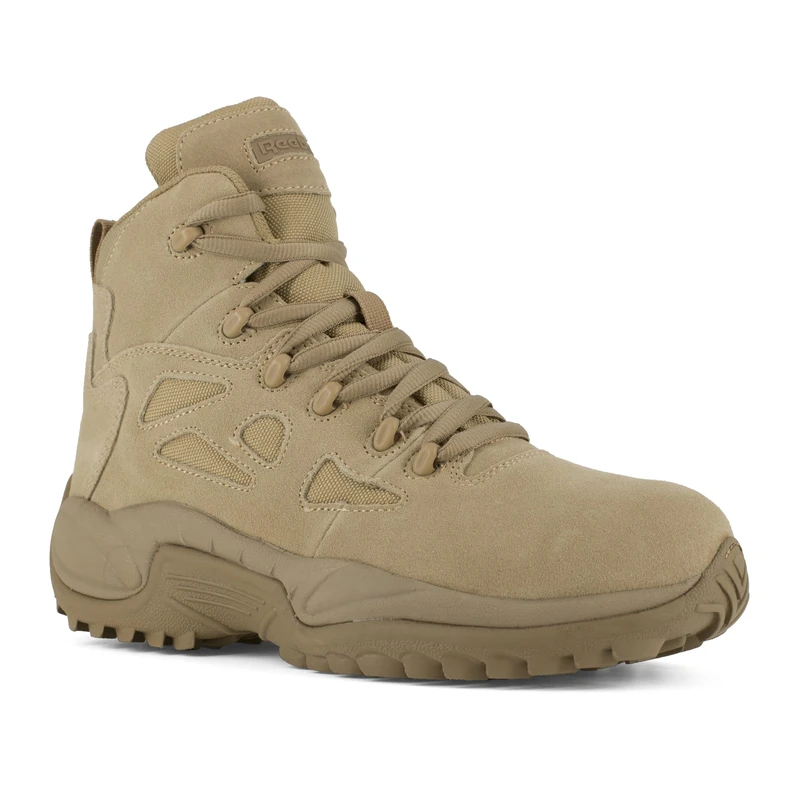Reebok Work Men's Rapid Response RB8694 Safety Boot,Tan,11 M US