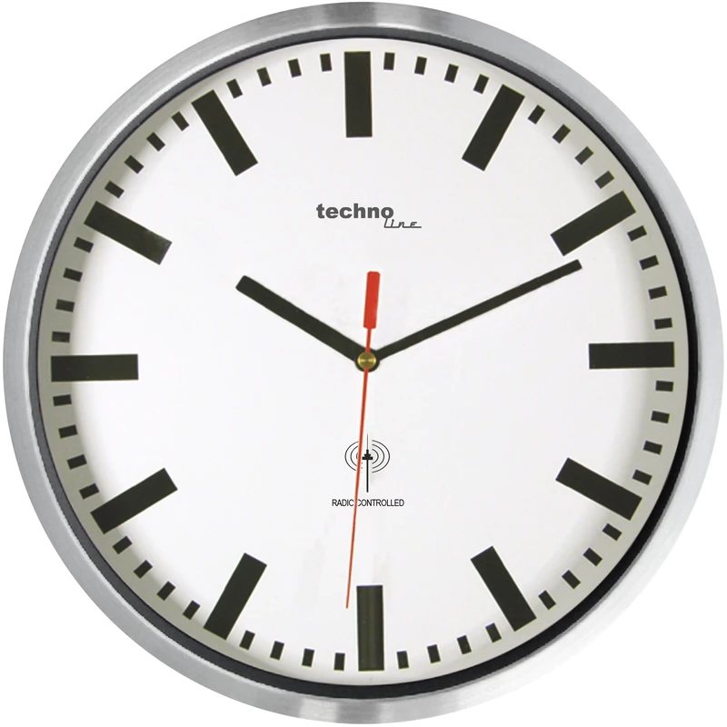 Technoline WT 8990 Radio-Controlled Clock Metal