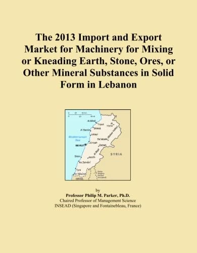 The 2013 Import and Export Market for Machinery for Mixing or Kneading Earth, Stone, Ores, or Other Mineral Substances in Solid Form in Lebanon