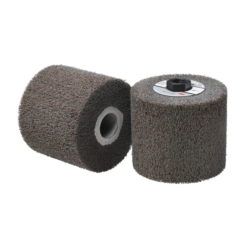 Scotch-Brite Match and Finish Flap Brush, 4-1/2 in x 4 in x 5/8-11 5S MED, 1 per case