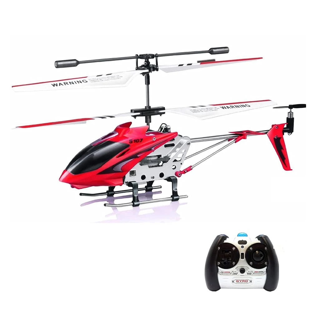 Syma 2nd Edition S107 S107G New Version Indoor Helicopter (Red)