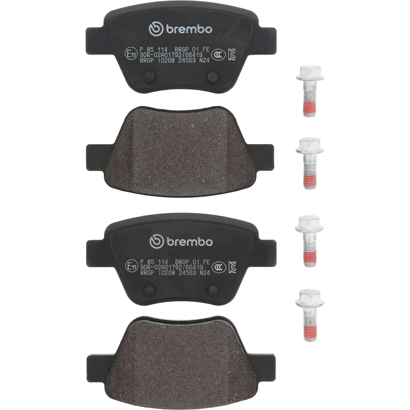 Brembo P85114 Rear Disc Brake Pad - Set of 4
