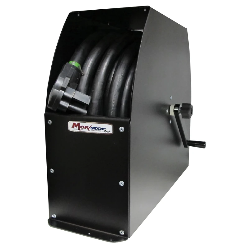 MORryde REEL56-001H Easy Reel Cord Spooler - Tall,Black - Image 1