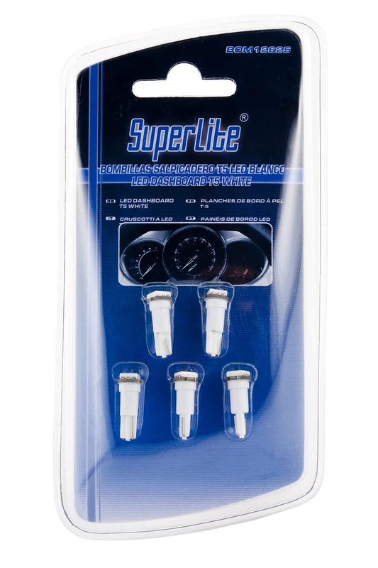 Superlite BOM12625 T5 DASHBOARD BULBS WITHOUT CAP LEDBLANCO