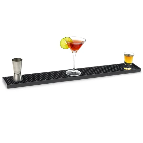 Bar@drinkstuff Rubber Bar Mat 24inch Pack of 12