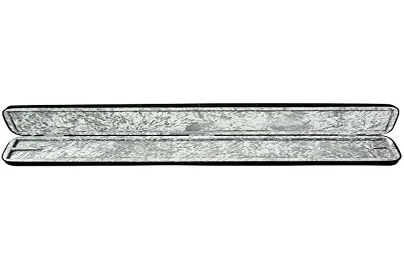 GEWA Bow Case for Violin Bow black, anthracite velvet plush inside, double case