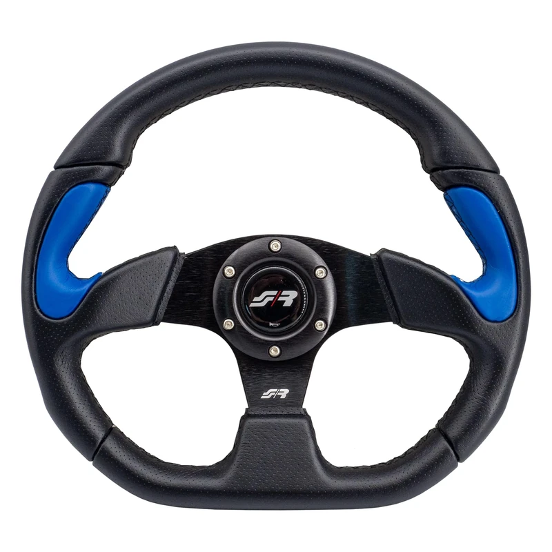 Simoni Racing X2330PUN/PA Universal Steering Wheel, Blue