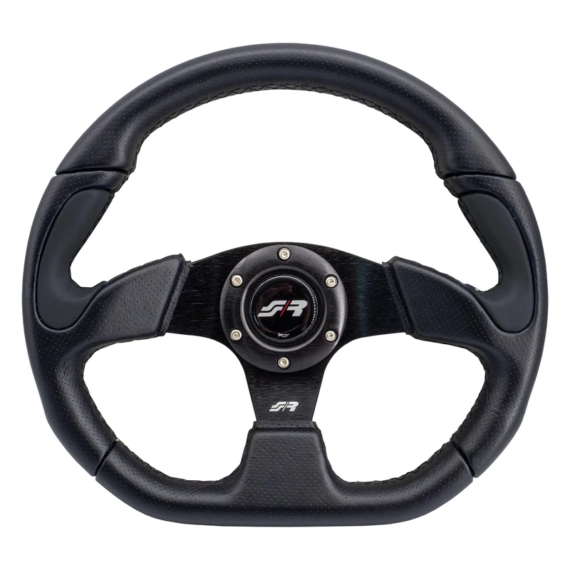 Simoni Racing X2330PUN/P Universal Steering Wheel, Black