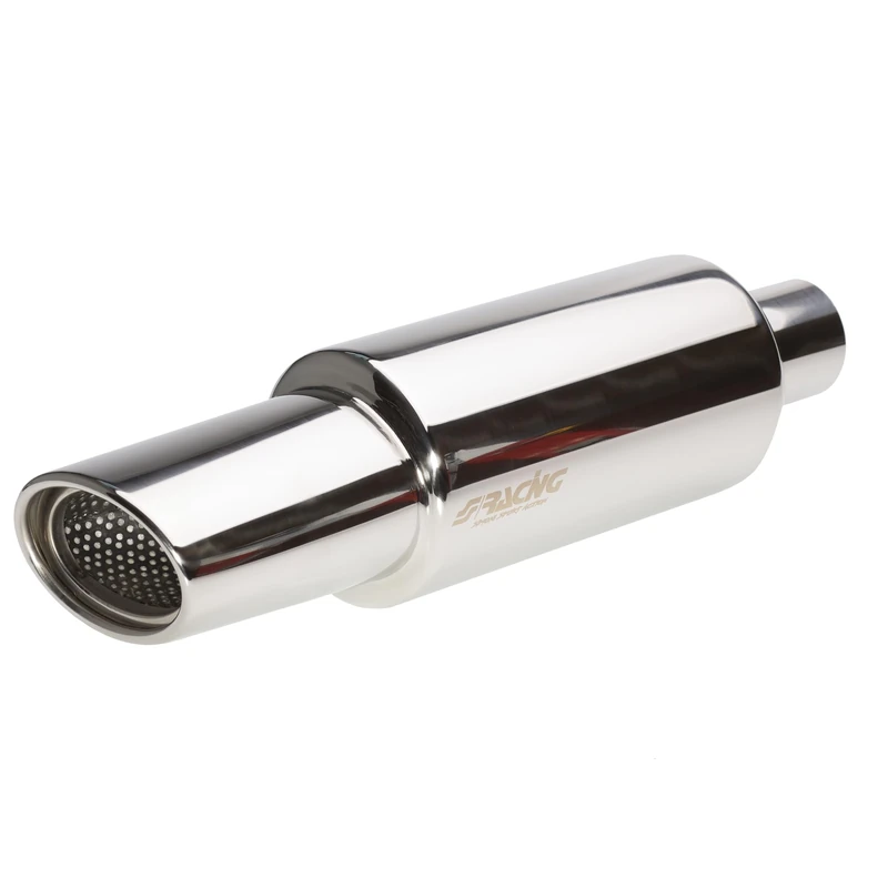 Simoni Racing ESR772 Exhaust Muffler Rounded Inox