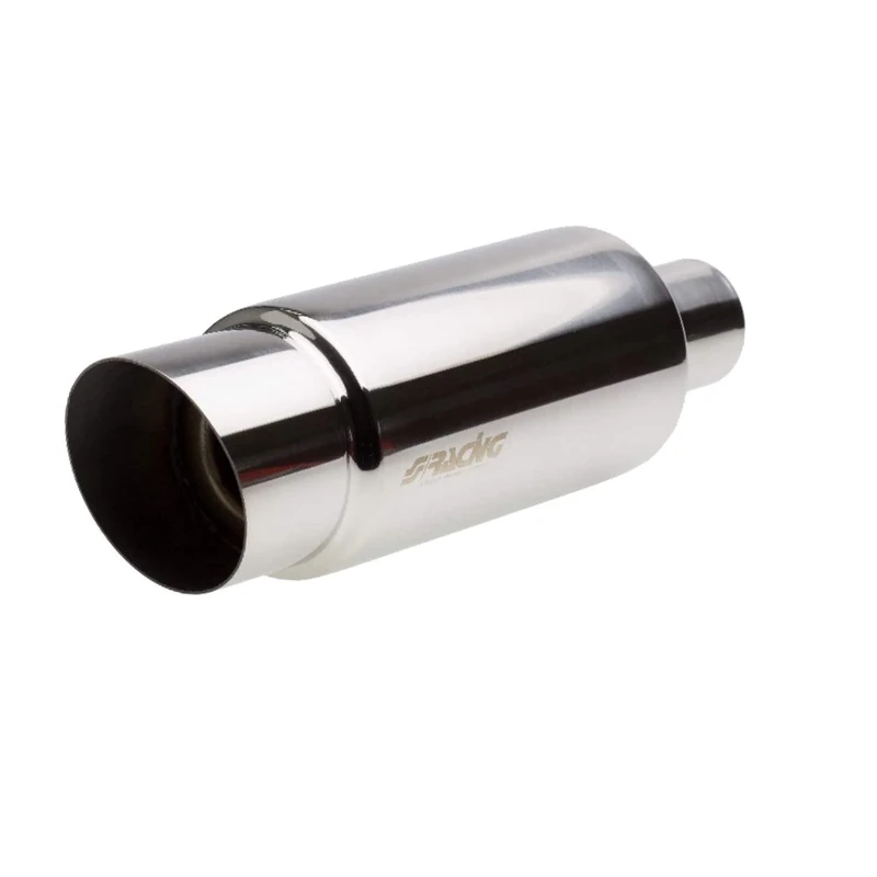 Simoni Racing ESR086 Exhaust Muffler Rounded Inox