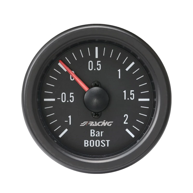 Simoni Racing BV/B Mechanical Boost Pressure with Vac Gauge and Sensors, Black Background