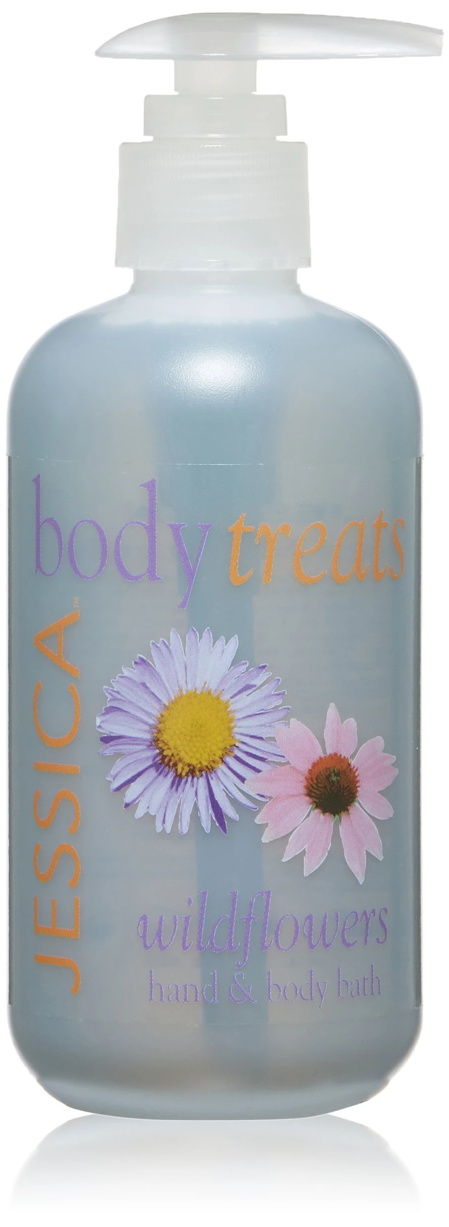 JESSICA Body Treats Hand and Body Bath, Wildflowers, 251 ml
