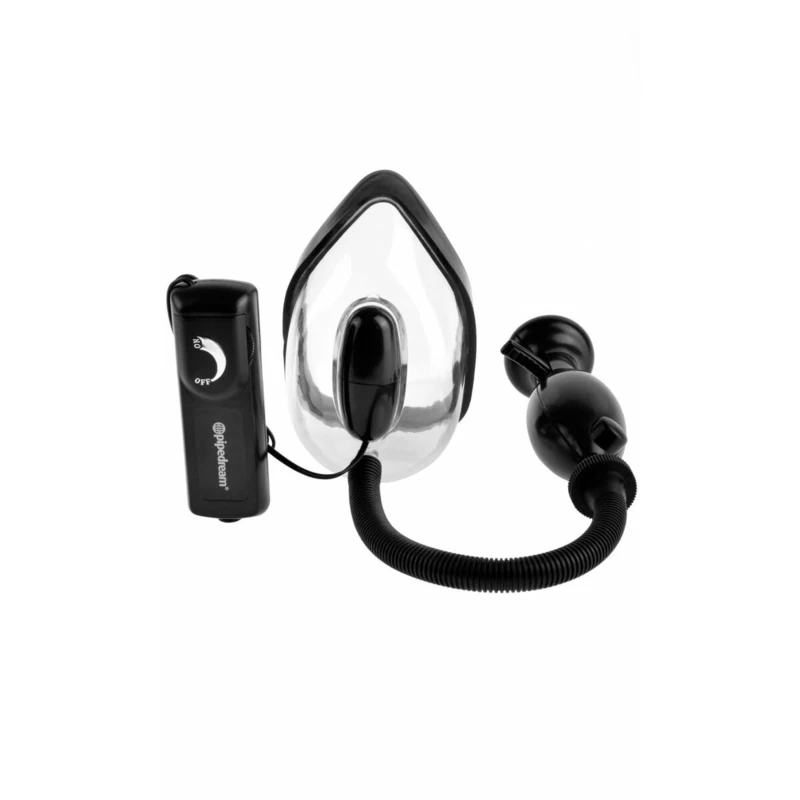 Pipedream FF Extreme Vibrating Pussy Pump, Black/Transparent - Image 1