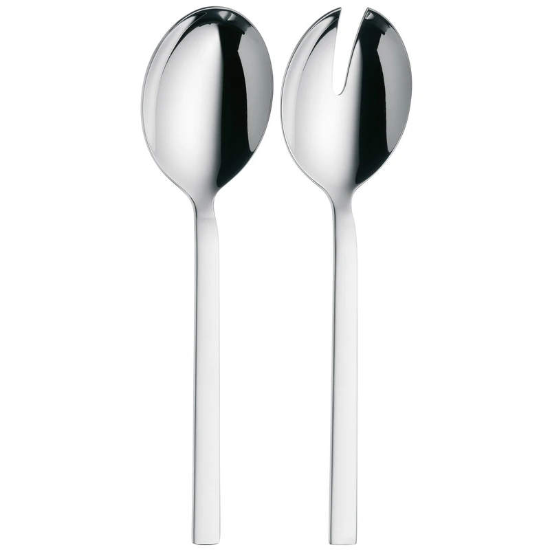 WMF Lyric Cromargan Protect Salad Servers, Silver, Set of 2