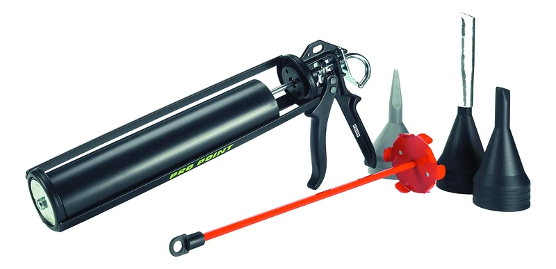Everbuild Pro Point Mortar Pointing Gun Kit – Complete Set – Three Nozzles – Easy To Use