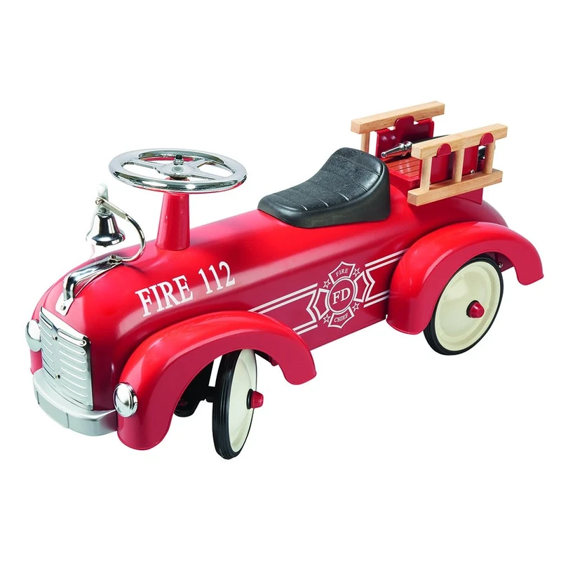 Goki Ride-On Vehicle Fire Brigade, Red