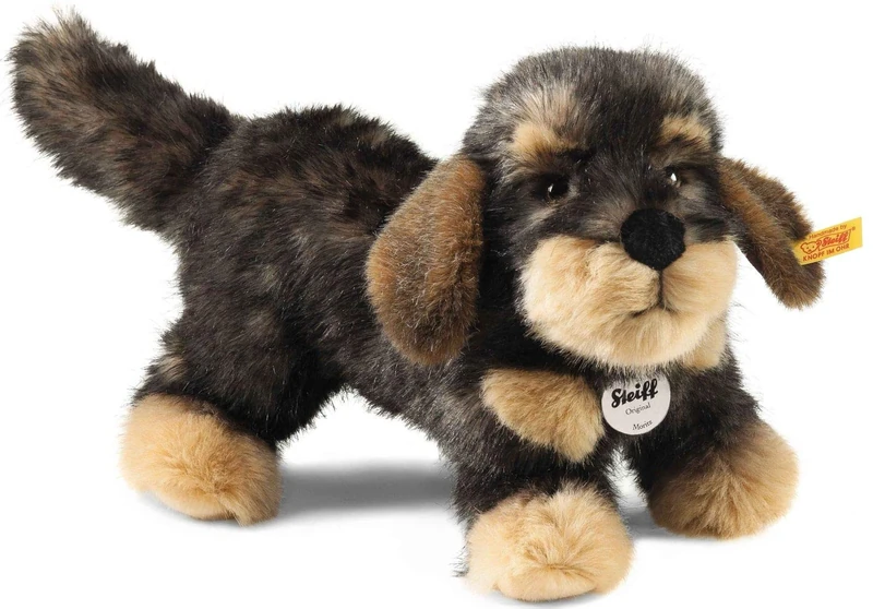 Steiff Moritz Dachshund (Dark Grey Tipped), 076985
