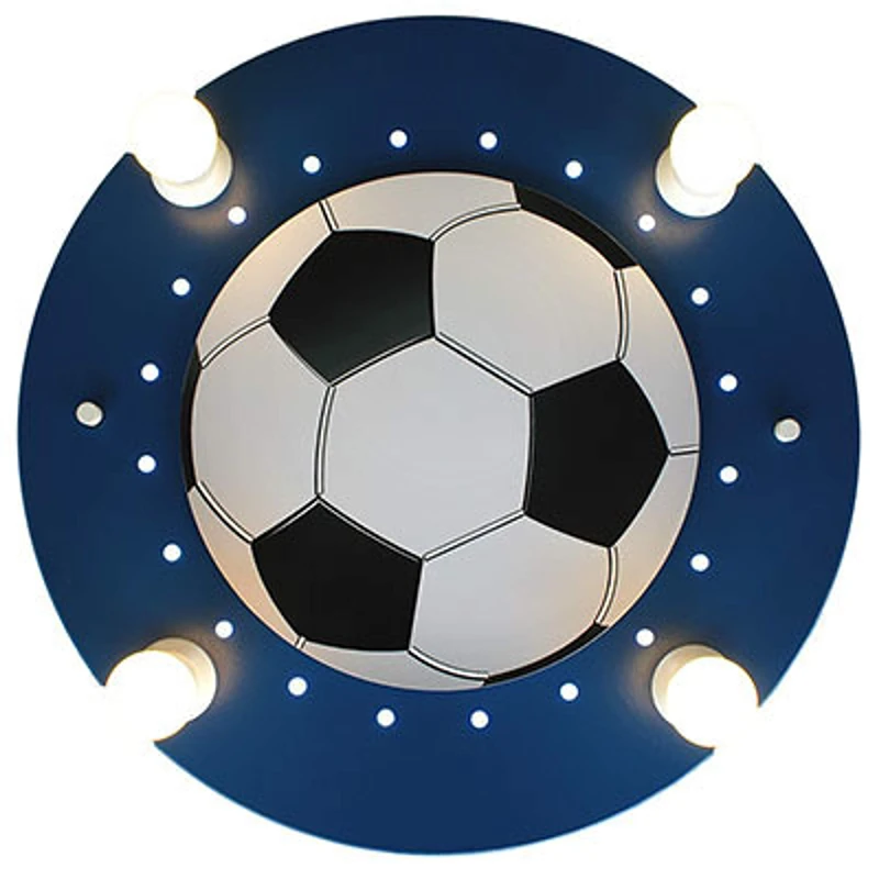 Elobra Ceiling Light Dark Blue/White Football 127766
