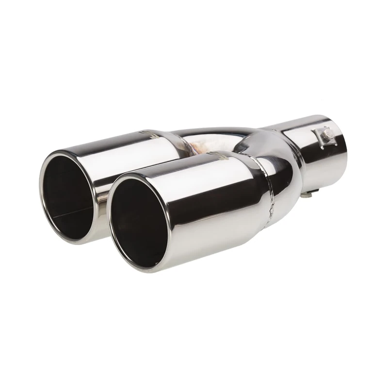 Simoni Racing TRX/60 Exhaust Tip Double Rounded Inox