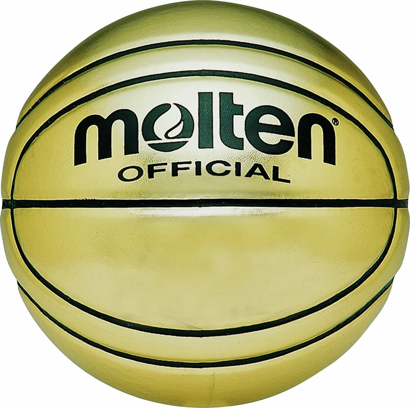 Molten BG-SL7 Presentation or Autographs Basketball | Faux Leather | Not Suitable for Play | Size 7 | Gold