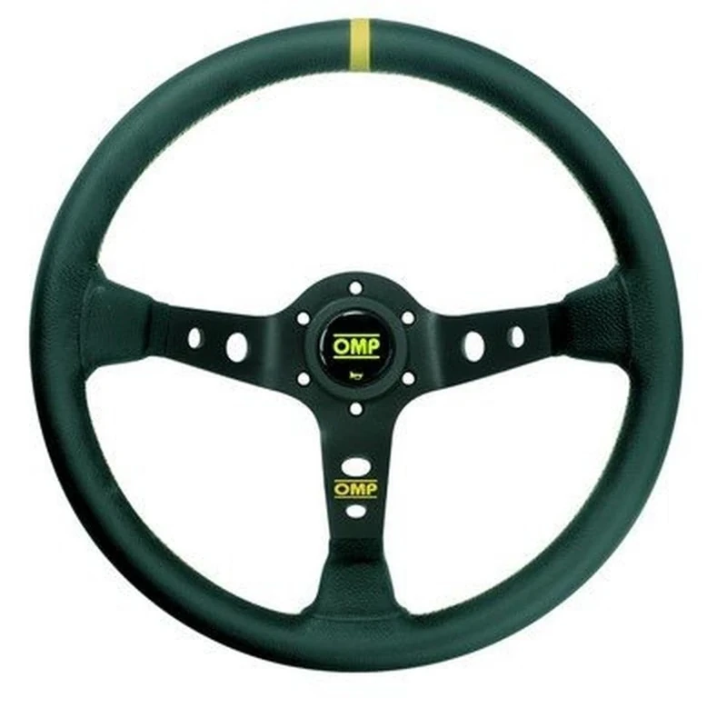 OMP CORSICA BLACK LEATHER STEERING WHEEL