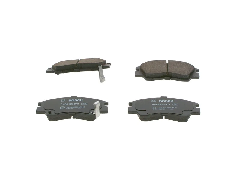 Bosch BP547 - Brake Pads Car Front Axle - 1 Set of 4 Pads