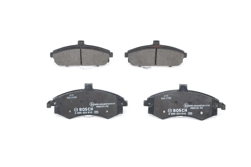 Bosch BP948 - Brake Pads Car Front Axle - Bosch Quality - Reduced Noise and Dust - ECE-R90 Certified - Copper-Free - 1 Set of 4 Pads