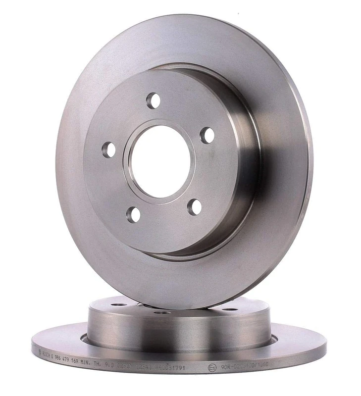 Bosch BD1048 Brake Discs - Rear Axle - ECE-R90 Certified - 1 Set of 2 Discs