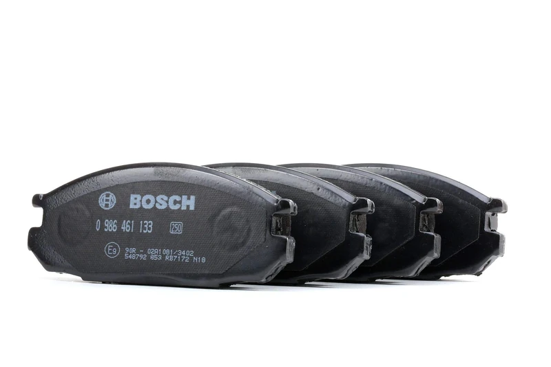 Bosch BP583 - Brake Pads Car Rear Axle - Bosch Quality - Reduced Noise and Dust - ECE-R90 Certified - Copper-Free - 1 Set of 4 Pads