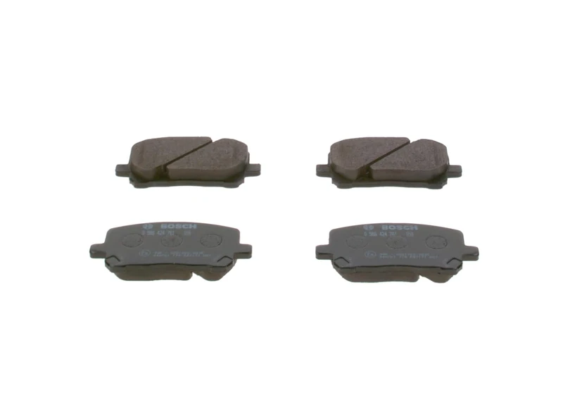 Bosch BP467 - Brake Pads Car Front Axle - Bosch Quality - Reduced Noise and Dust - ECE-R90 Certified - Copper-Free - 1 Set of 4 Pads