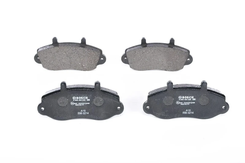 Bosch BP1200 - Brake Pads Car Front Axle - Bosch Quality - Reduced Noise and Dust - ECE-R90 Certified - Copper-Free - 1 Set of 4 Pads