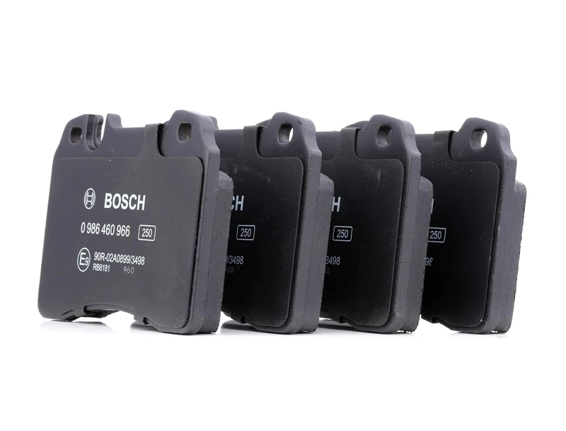 Bosch BP535 - Brake Pads Car Front Axle - Bosch Quality - Reduced Noise and Dust - ECE-R90 Certified - Copper-Free - 1 Set of 4 Pads
