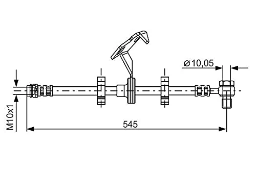 Bosch 1987481078 Brake Hose